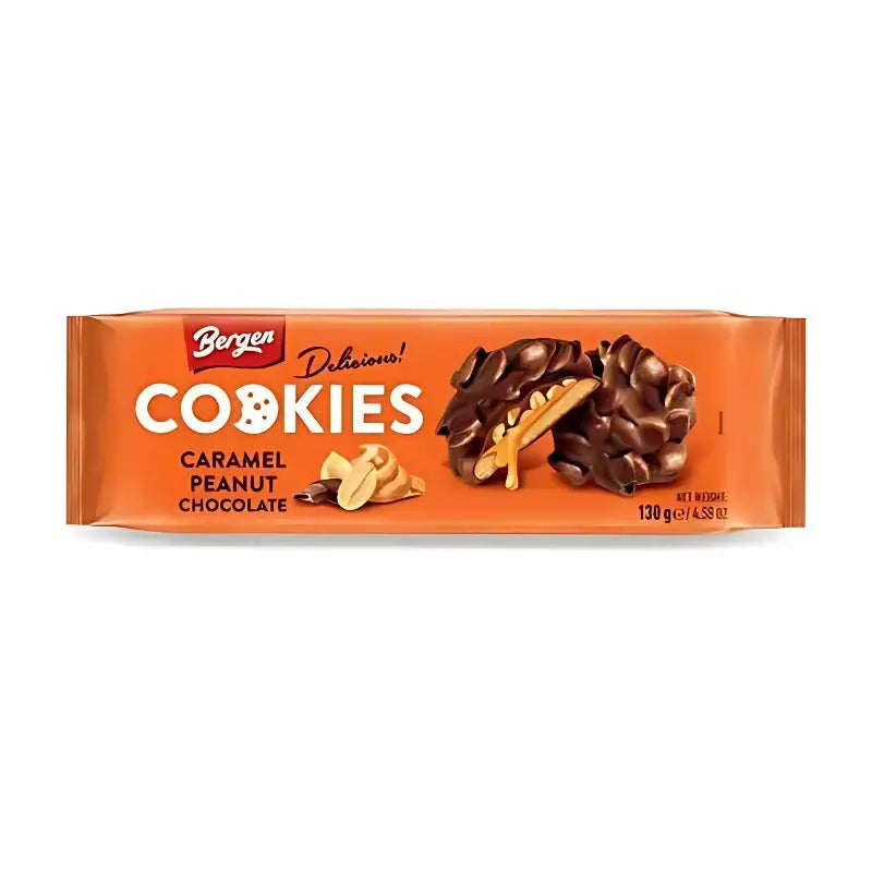 Cookies Caramel Peanut Chocolate 130g Bergen - Butikkom