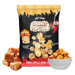 HOT CHIP Gourmet Popcorn Spicy Caramel 120g HOT CHIP - Butikkom
