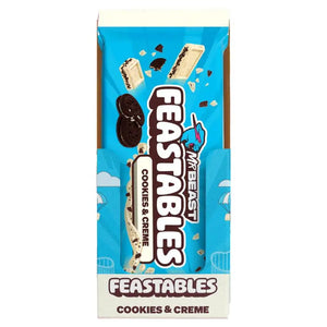 MrBeast Feastables Cookies & Creme 10st x 60g Butikkom - Butikkom