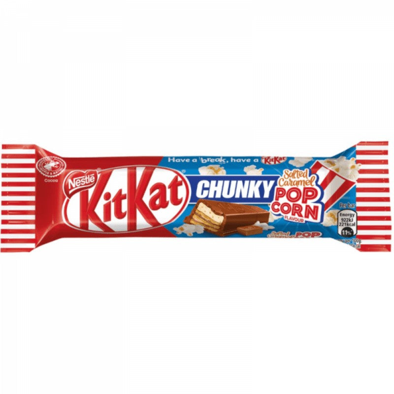 KitKat Chunky Popcorn 42g Nestlé - Butikkom