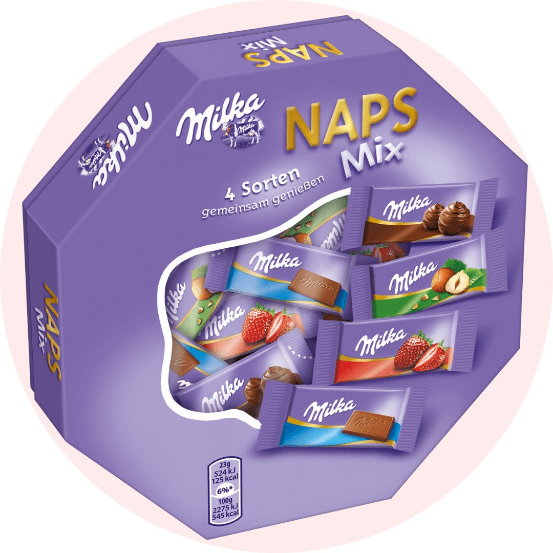 Milka Naps Mix Dose "Ideal Fürs Büro", 1er Pack (1 X 1 Kg) S-395052302
