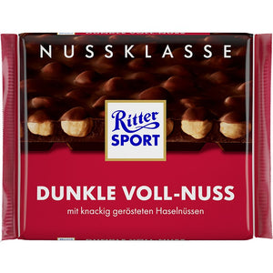 Ritter Sport Dark Whole Hazelnuts 100g Ritter Sport - Butikkom