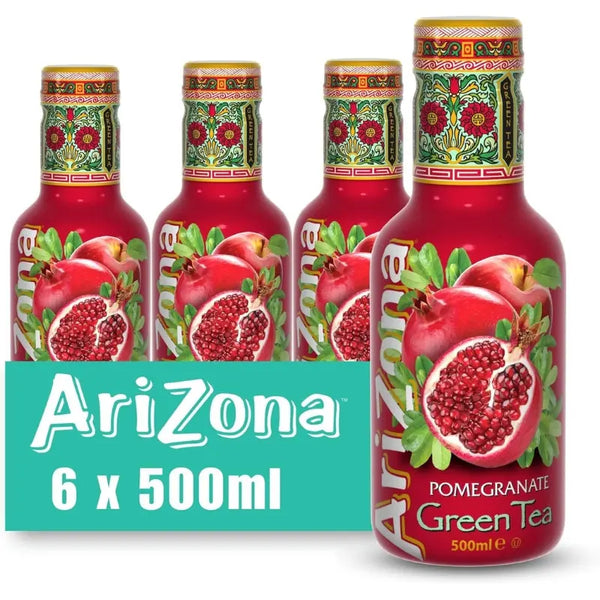 Arizona Pomegranate Green Tea 6 x 500ml Butikkom - Butikkom