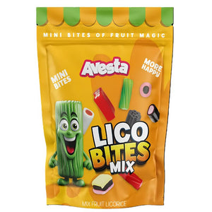 Avesta Lico Bites Fruit Mix Licorice 125g