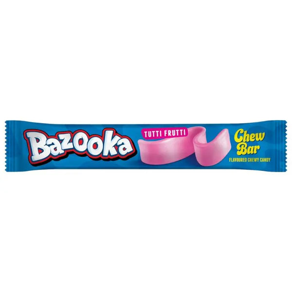 Bazooka Tutti Frutti Chew Bar 14g Brain Blasterz - Butikkom