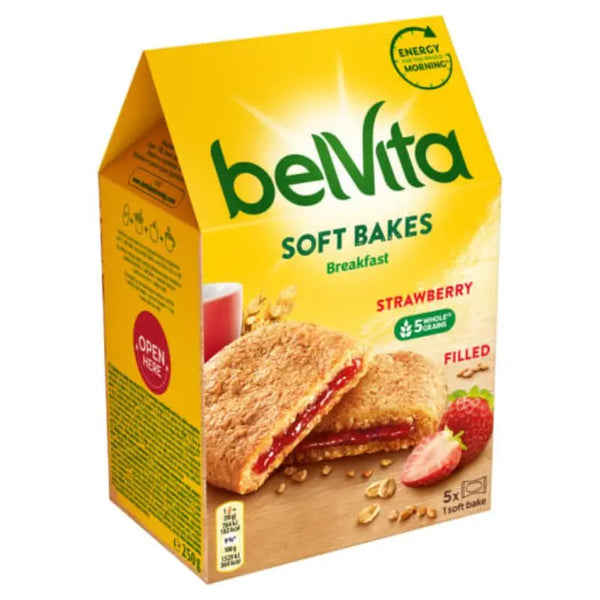 BelVita Breakfast Soft Bakes Strawberry 250g BelVita - Butikkom