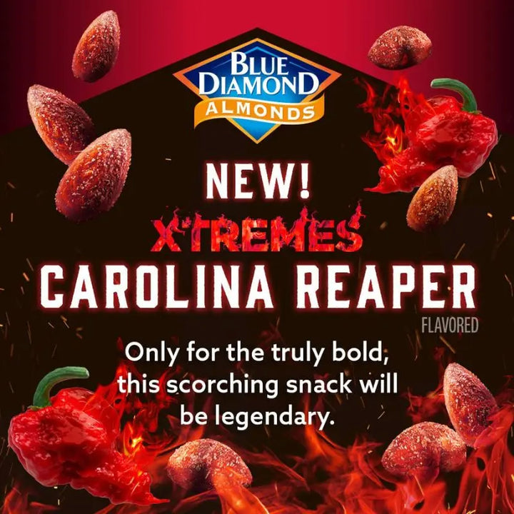 Blue Diamond Almonds XTREMES Carolina Reaper 43g Blue Diamond - Butikkom