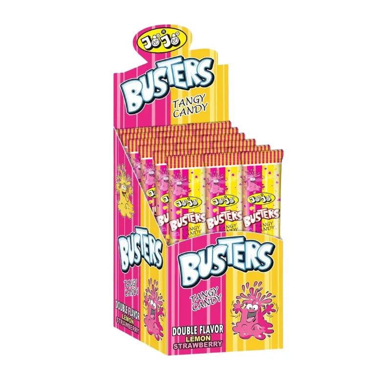 Busters Tangy Candy Lemon Strawberry 1st x 60g Busters - Butikkom