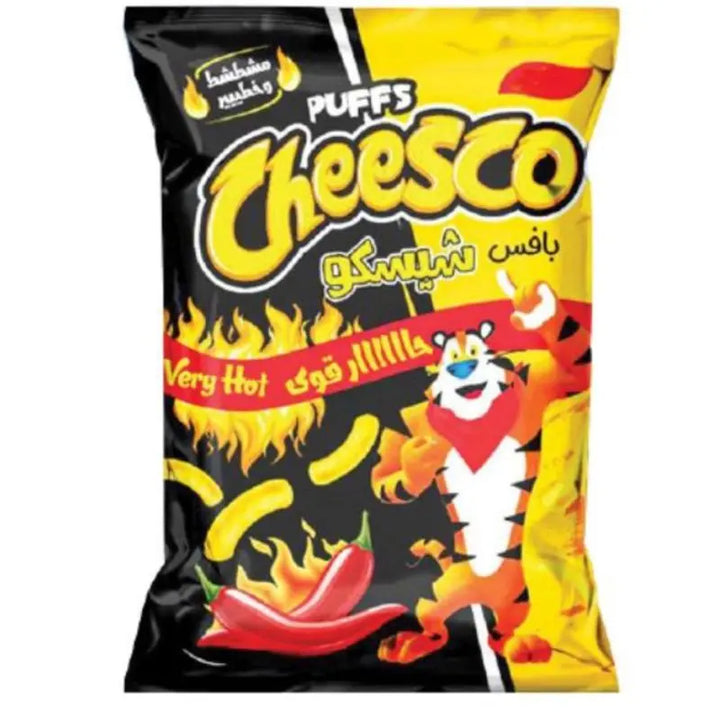Cheesco Puffs Very Hot 70g Derby - Butikkom