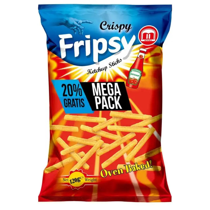 Crispy Fripsy Ketchup 120g MAKC - Butikkom