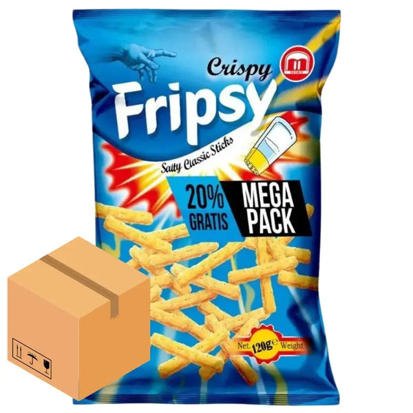 Crispy Fripsy Salt 12 x 120g Butikkom - Butikkom