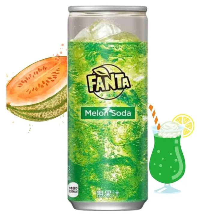 Fanta Melon 250ml Japansk Fanta - Butikkom