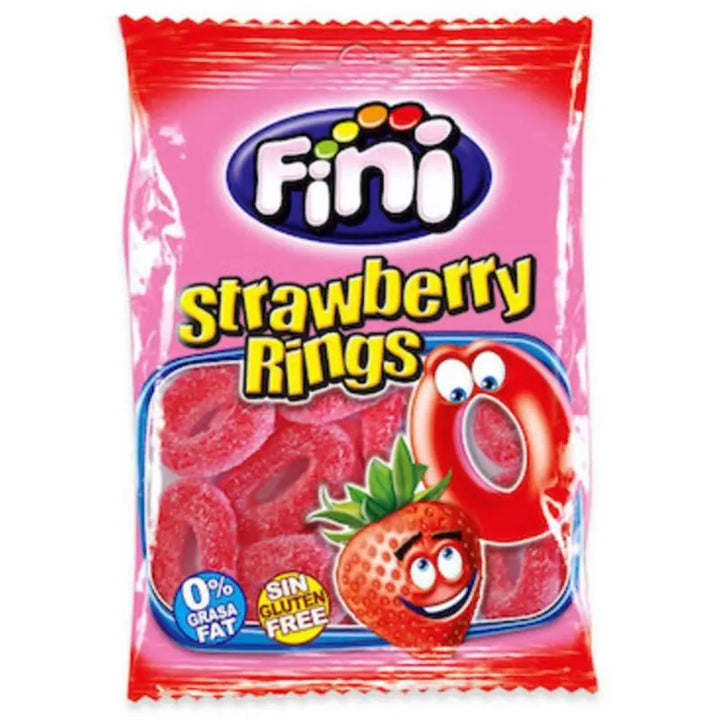 Fini Strawberry Rings 75g Fini - Butikkom