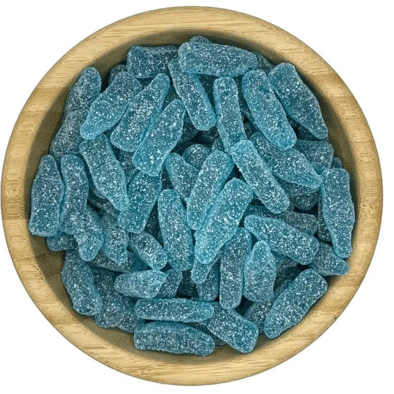 Köp Fizzy Blue Raspberry Bottles 1kg online från lagerhylla | Butikkom