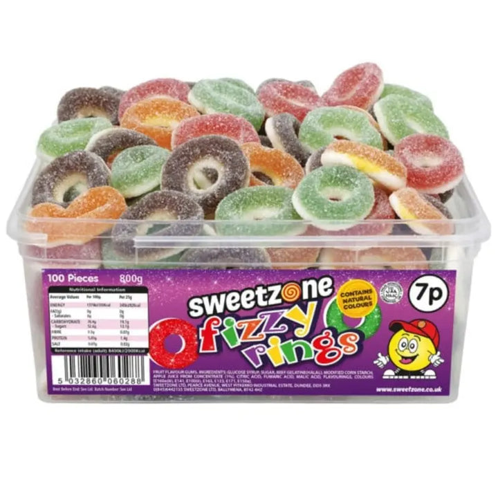 Fizzy Rings 800g - Butikkom