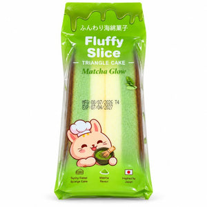 Fluffy Slice Triangle Cake Matcha Glow 95g