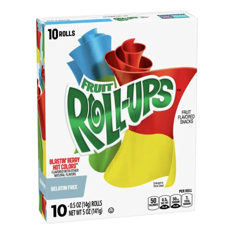 Fruit Roll-Ups Blastin' Berry Hot Colors 141g Betty Crocker - Butikkom