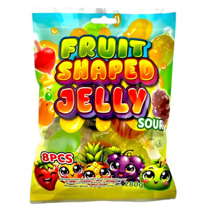Fruit Shaped Jelly Sour Bag 280g