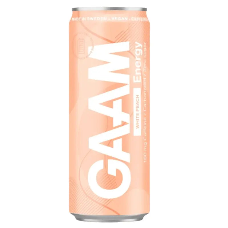 GAAM Energy White Peach 33cl GAAM - Butikkom