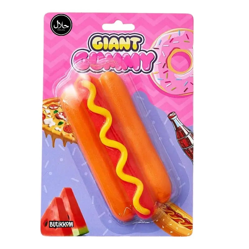 Giant Gummy Hot Dog 150g Noor Star - Butikkom