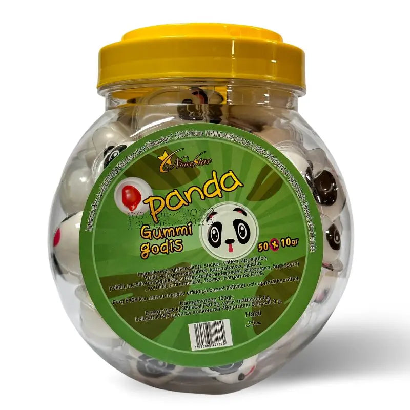 Gummigodis Panda 1st x 10g Noor Star - Butikkom