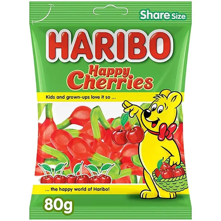 Haribo Happy Cherries 80g Haribo - Butikkom