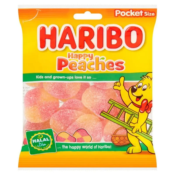 Haribo Peaches 100g Haribo - Butikkom