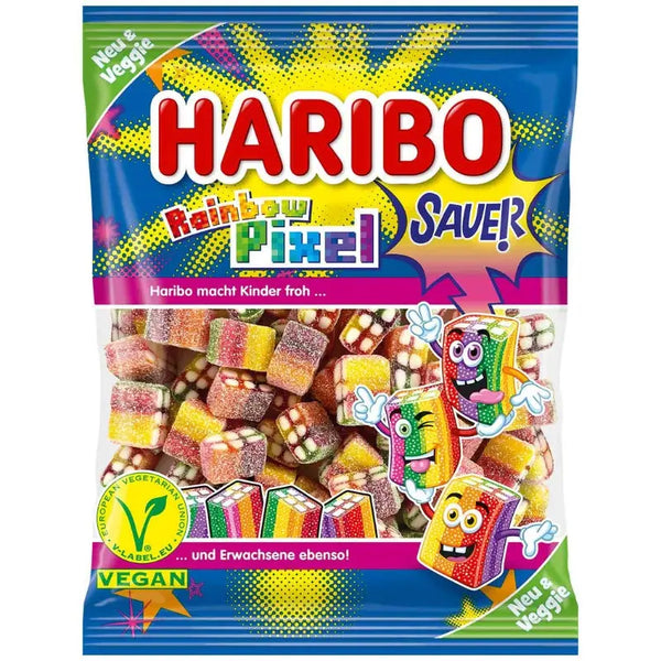 Haribo Rainbow Pixel Sur 160g Haribo - Butikkom