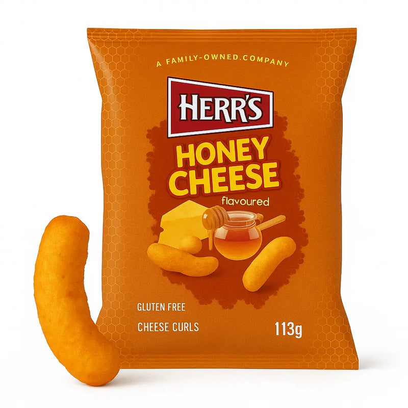 Herr's Cheese Curls Honey 113g Herr´s - Butikkom