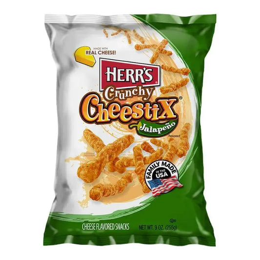 Herr´s Jalapeno Crunchy Cheestix 227g Herr´s - Butikkom
