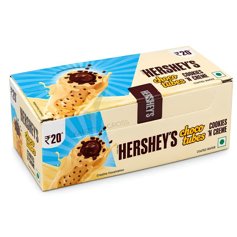 Hershey's Cookies 'N' Creme Choco Tubes 12 x 23,6g