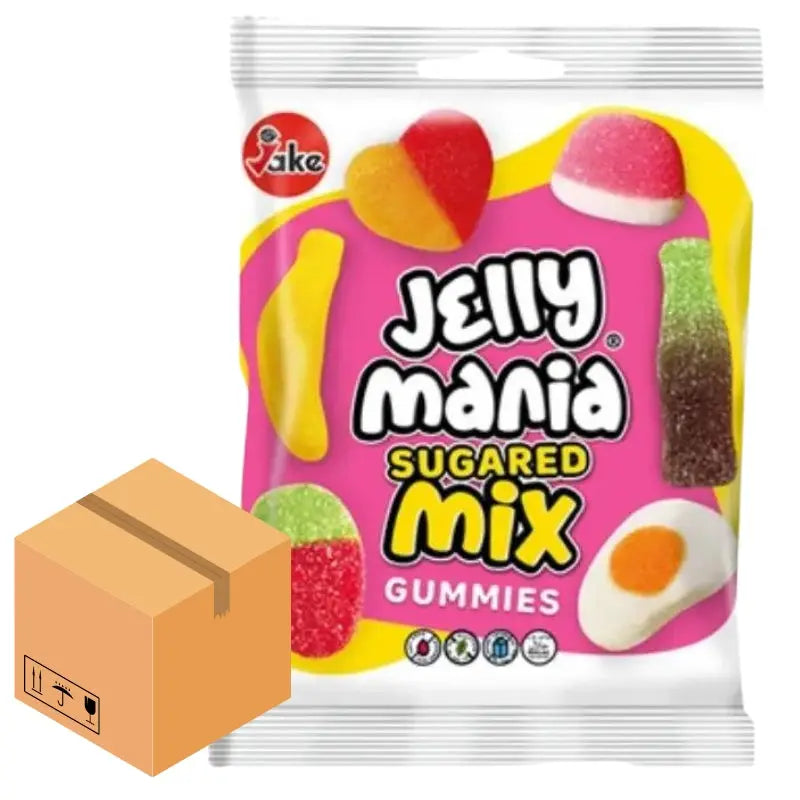 Jake Jellymanía Sugared Mix 24 x 70g Jake - Butikkom