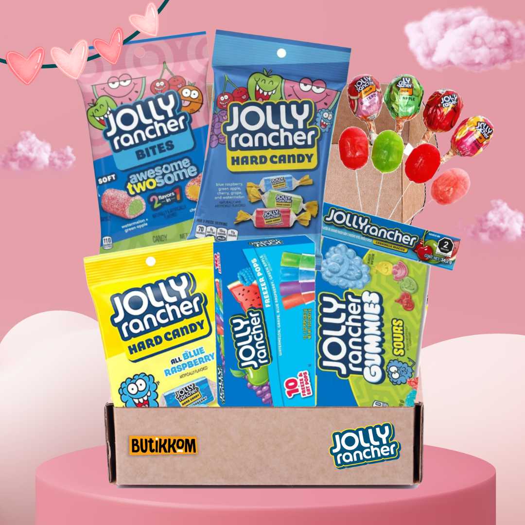 Joly Rajarbag Köp Jolly Rancher box online från lagerhylla | Butikkom
