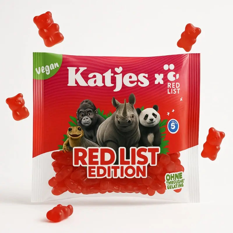 Katjes Red List Edition 175g – Veganskt godis | Butikkom