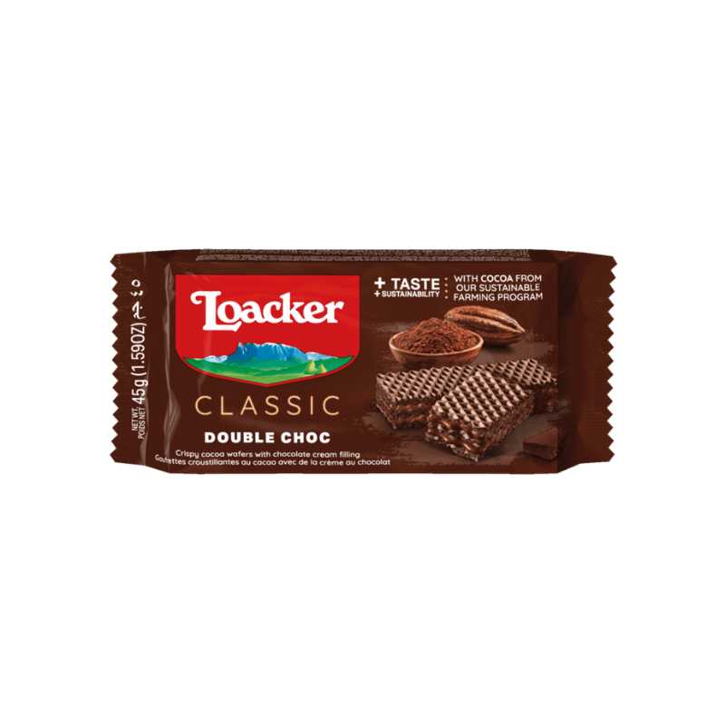 Loacker Double Choc 45g Loacker - Butikkom