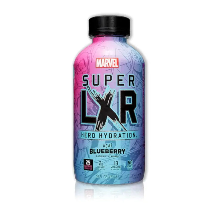 Marvel LXR Super Hero Hydration Acai Blueberry 473ml Arizona - Butikkom