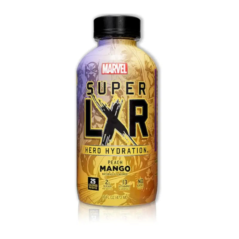 AriZona LXR Super Hero Hydration Peach Mango  473ml Arizona - Butikkom