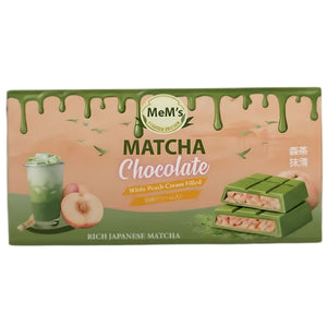 MeM’s Matcha Chocolate White Peach Cream 100g