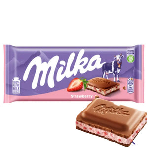 Milka Strawberry 100g