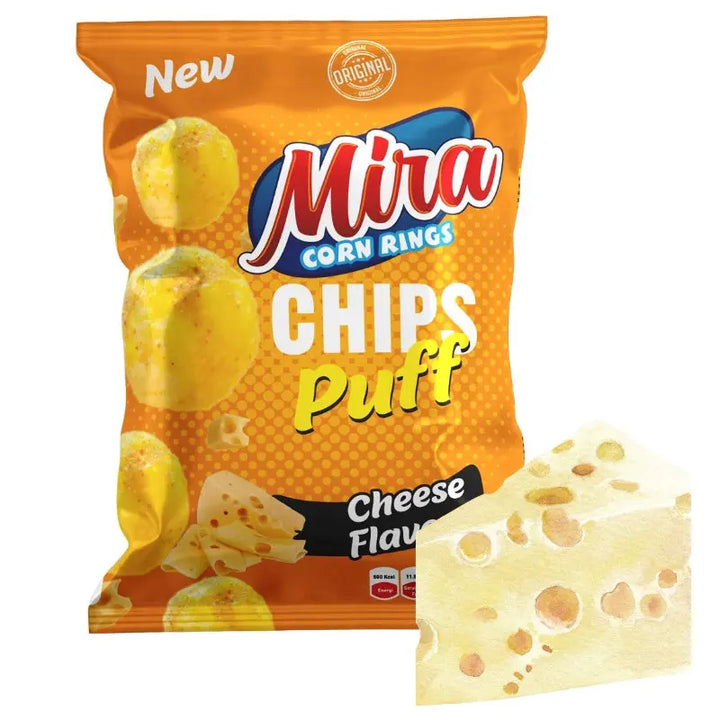 Mira Chips Puff Cheese 60g Mira - Butikkom