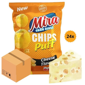 Mira Chips Puff Cheese 60g x 24st