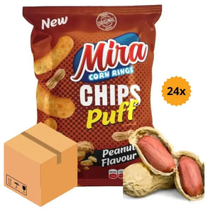Mira Chips Puff Peanut 60g x 24st