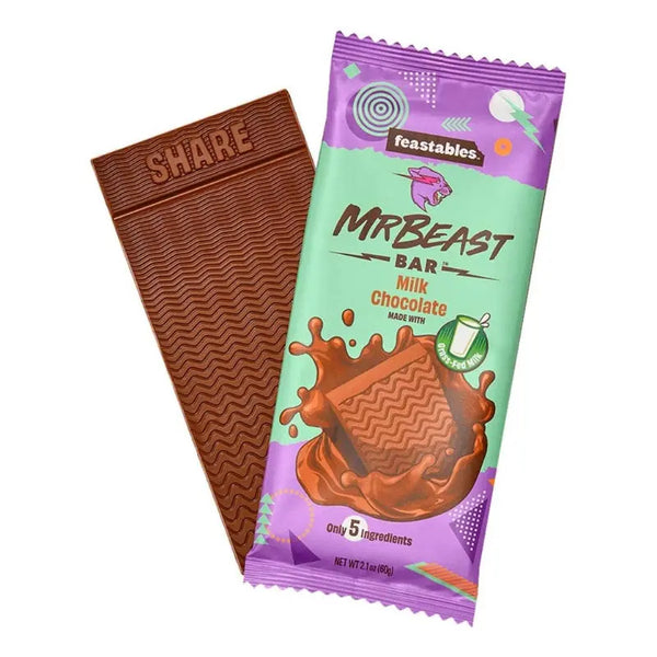 Mr Beast Bar Milk Chocolate 60g Feastables - Butikkom