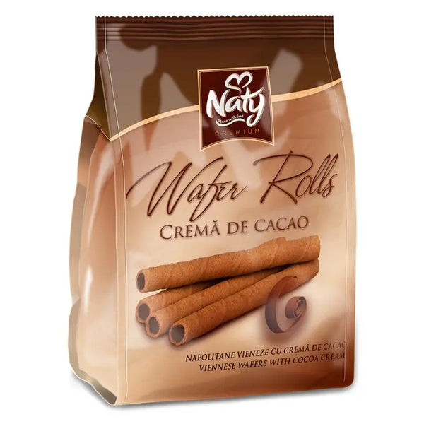 Naty Premium Wafer Rolls & Cacao Cream 100g European Food - Butikkom