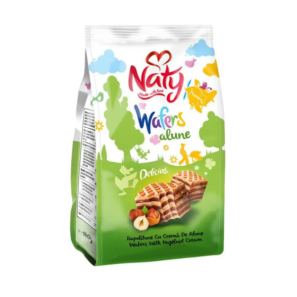 Naty Wafer Hazelnut Cream 140g European Food - Butikkom