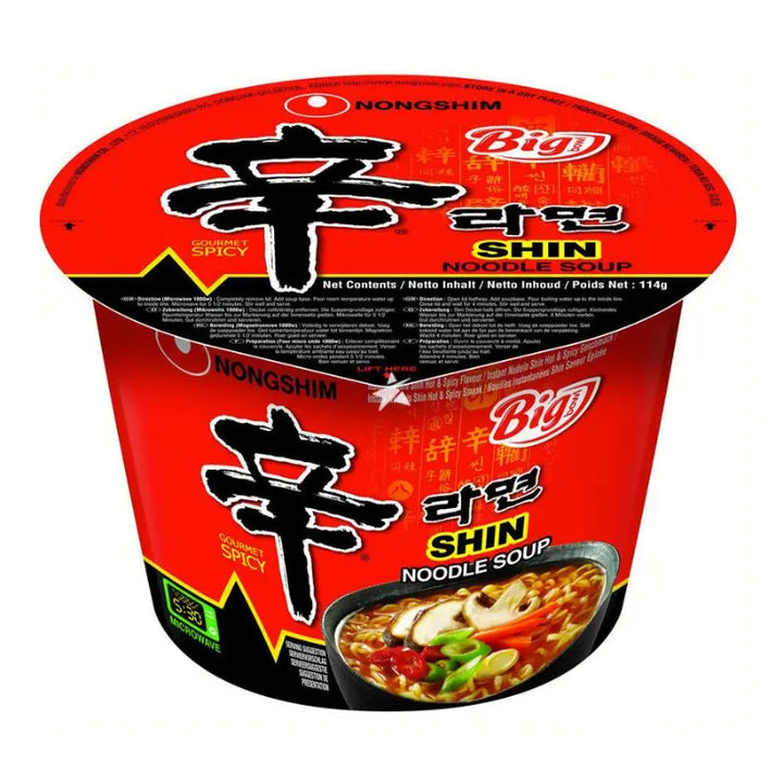 Nongshim Bowl Shin 114g Nongshim - Butikkom