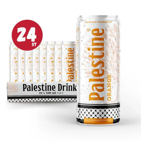 Palestine Orange 24 x 330ml Palestine Drinks - Butikkom