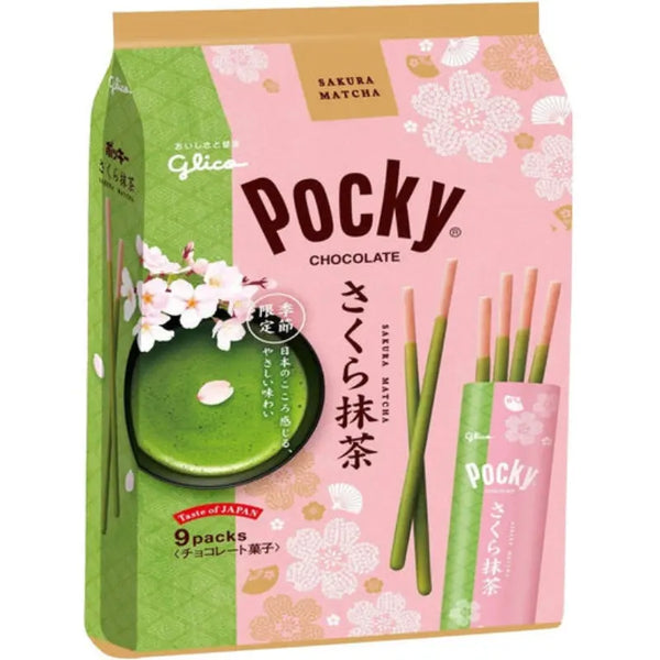 Pocky Sakura Matcha 114,3g Pocky - Butikkom