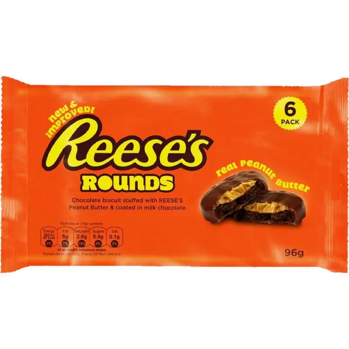 Reese's Peanut Butter Rounds 96g Reeses - Butikkom