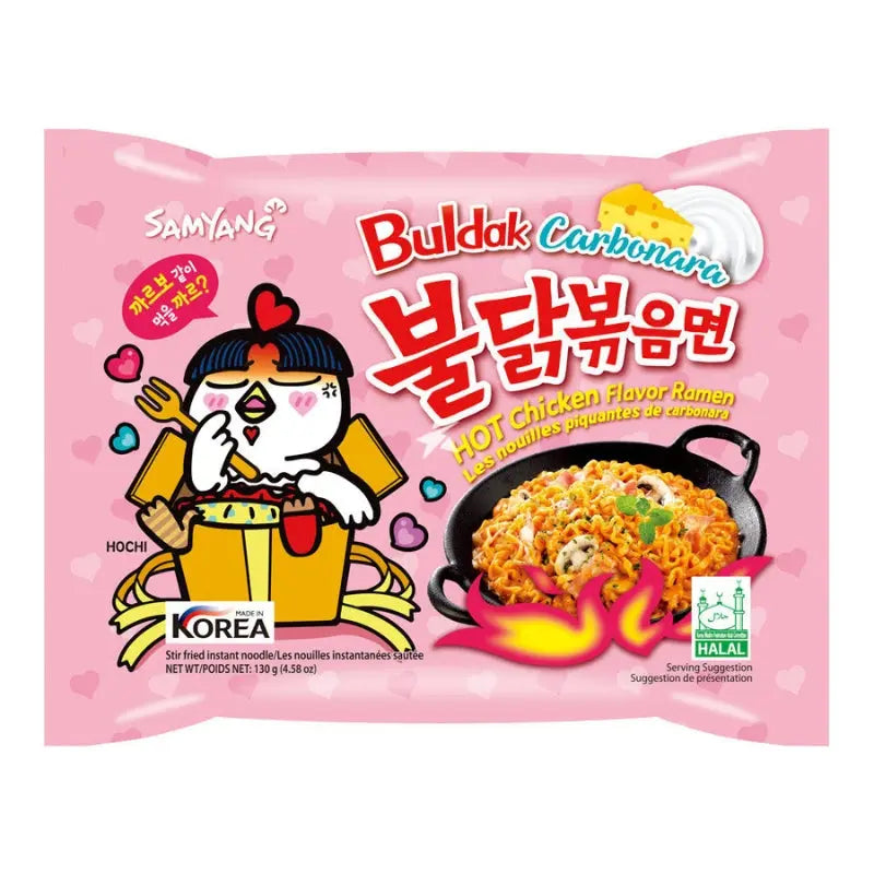 Samyang Carbonara Hot Chicken Ramen 130g Samyang - Butikkom